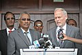 Special Representative of the United Nations Secretary-General, Nicholas Kay, speaks to the media after a meeting with President Abdirahman Farole of Puntland on July 13, during his first trip to the (9285186484).jpg