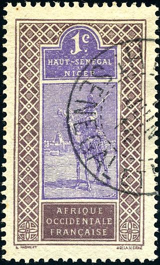 <span class="mw-page-title-main">Postage stamps and postal history of Upper Senegal and Niger</span>