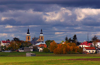 Stawiski Place in Podlaskie Voivodeship, Poland