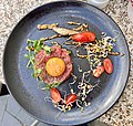 Thumbnail for File:Steak tartare in Loża Restaurant &amp; Drink Bar, Kraków, 2022, 04.jpg