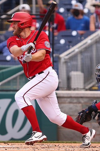 File:Stephen Strasburg hits a double to right field from the Washington Nationals vs. Atlanta Braves at Nationals Park, April 7th, 2021 (All-Pro Reels Photography) (51105215207) (cropped).jpg