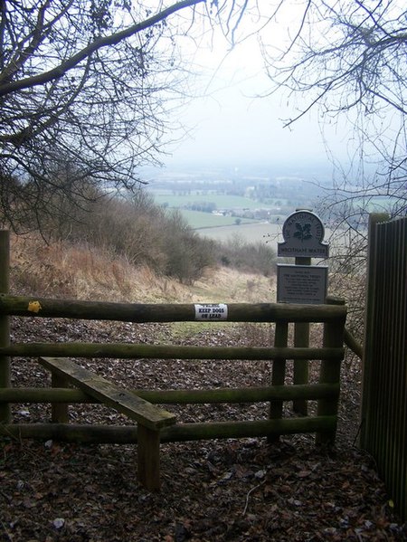 File:Stile on entrance to Wrotham Water - geograph.org.uk - 1178108.jpg