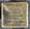 Stolperstein Adalbertstr 87 (Kreuz) Paula Budnick.jpg