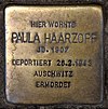 Stolperstein Schönhauser Allee 41 (Prenz) Paula Haarzopf.jpg