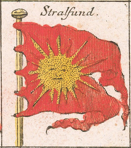 File:Stralsund - Ca. 1760 flag chart by Tobias Lotter (cropped).jpg