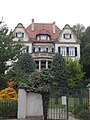 Ehemalige Villa Kayser mit Park, Einfriedung und Grenzstein