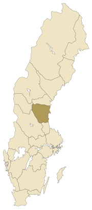 Hälsingland'ın konumu