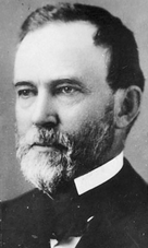 Governor Sylvester Pennoyer was famous for his prickly attitudes toward Presidents Benjamin Harrison and Grover Cleveland, due to him viewing them as "too Conservative". SylvesterPennoyer.png
