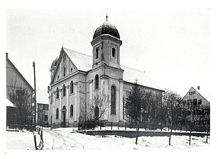 Synagogan i Laupheim.