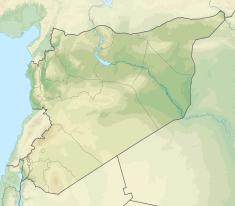 Đập Tabqa trên bản đồ Syria