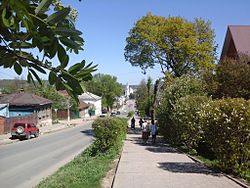 Lenin Street di Tarusa, Tarussky Kabupaten