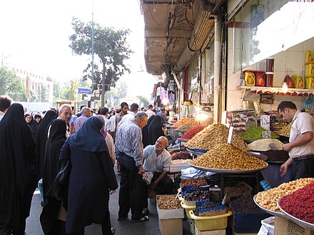 Street scene in Tehran