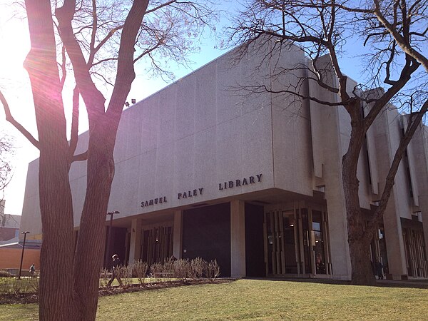 Samuel L. Paley library at Temple University, named for William S. Paley's father