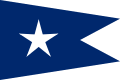 Texas Navy Broad Pennant of a Commodore