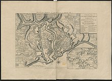 1757 - A plan of the city, Port & fortifications of Brest and Recouvrance with their Environs.