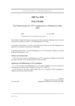 Thumbnail for File:The Hallmarking Act 1973 (Application to Palladium) Order 2009 (UKSI 2009-2040 qp).pdf