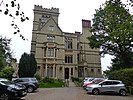 View of the priory's neo-Gothic design