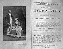 John and Caroline Smedley in their book on hydropathy. Credit: Wellcome Library Title page and portrait of John and Caroline Anne Smedley. Wellcome L0005426.jpg