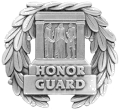 Guardia, insignia de identificación de la Tumba del Soldado Desconocido, otorgada a los centinelas electos del Pelotón de la Guardia de la Tumba del Soldado Desconocido.