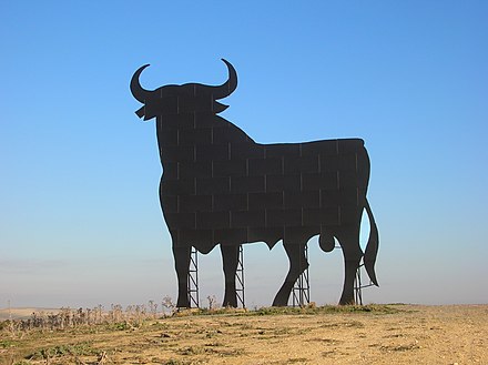 Osborne bull in Las Cabezas de San Juan, Sevilla