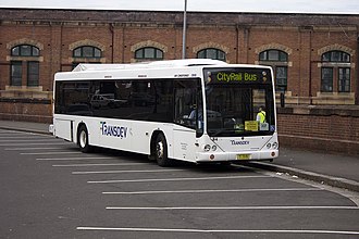 Custom Coaches bodied Scania L94UB at Central station in July 2013 Transdev Shorelink Buses (mo 7846) Custom Coaches 'CB60' bodied Scania L94UB at Central station.jpg