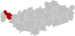 Tubize Brabant-Wallon Belgium Map.svg