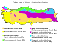 Turkey map of Köppen climate classification.svg