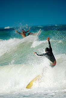 Surfing, a form of recreation Two surfers.jpg