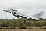 Eurofighter Typhoon EF2000 RS-23 MM7278 do Departamento Experimental de Voo na RIAT 2016