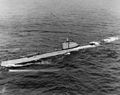 Fotografia d'un U-Boot tipe XXI integrat dins la flòta estatsunidenca après sa captura