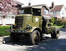 A Federal military truck