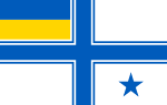 Ukrainian Navy Ship Formation or Group Commander's flag.svg