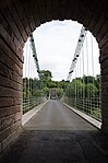 Union Suspension Bridge [1] Včetně stožárů, pilířů a zdí