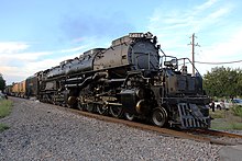 Big Boy #4014 passes through Keller, Texas, on August 13, 2021 Union Pacific 4014 Big Boy.jpg