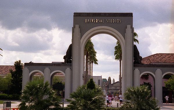 The original entrance to the theme park