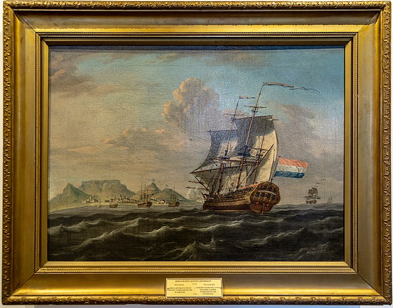 File:Unknown Artist-The arrival of the 'Noord-Nieuwland' in Table Bay-0660.jpg