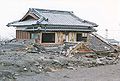 火山が原因の土石流で埋没した家屋（長崎県）