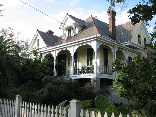 House on Camp Street in uptown New Orleans where the Boswell Sisters grew up