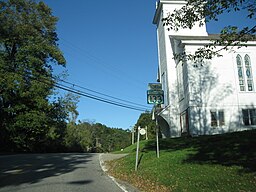 Route 133 genom Pawlet.