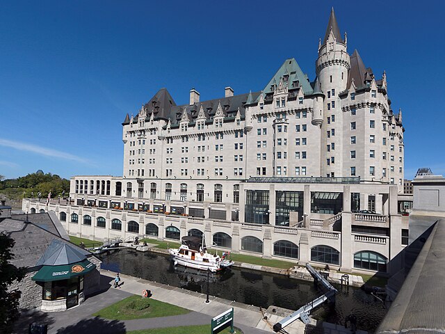 Image: View of west elevation of Château Laurier Hotel, Ottawa;