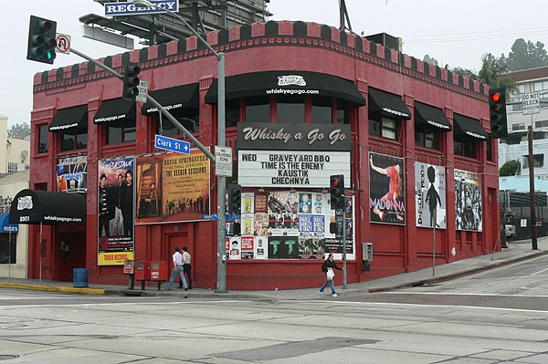 The Whisky a Go Go, where the Doors were the house band from May to August 1966.