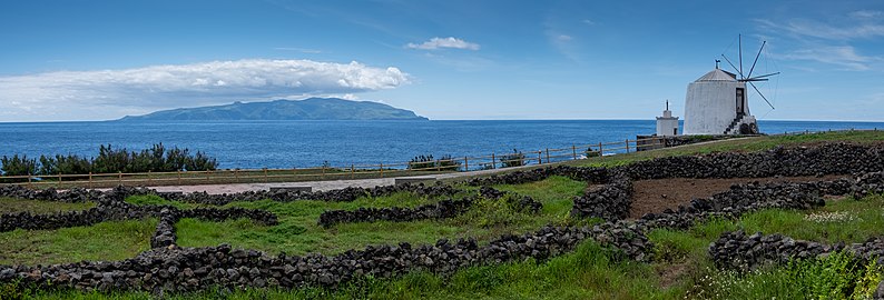 Windmills of Corvo, Corvo Island, Azores, Portugal