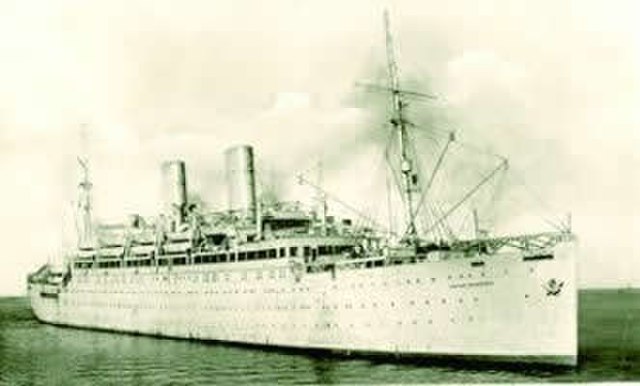 The Empire Windrush which brought immigrants from the Caribbean to Tilbury in 1948.