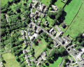 Aerial image of Wooldale, Holmfirth, West Yorkshire, UK