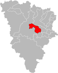 Canton de Plaisir - Carte