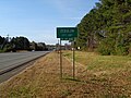 Zebulon city limit, US19SB