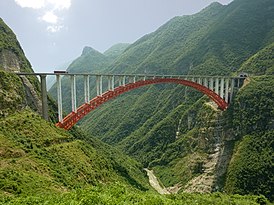 мост и ущелье реки Чжицзинхэ