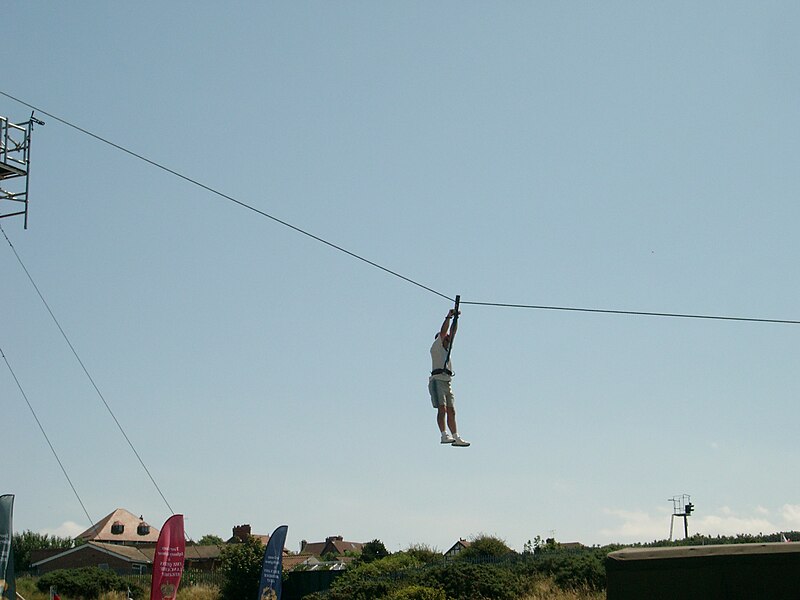 File:Zip wire at the 2003 Wirral Show.JPG