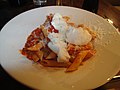 Penne Pomodoro, served at Zizzi on the Strand, London in March 2012.