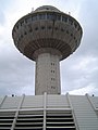 The control tower at Zvartnots Airport.